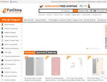 Tablet Screenshot of eforchina.com